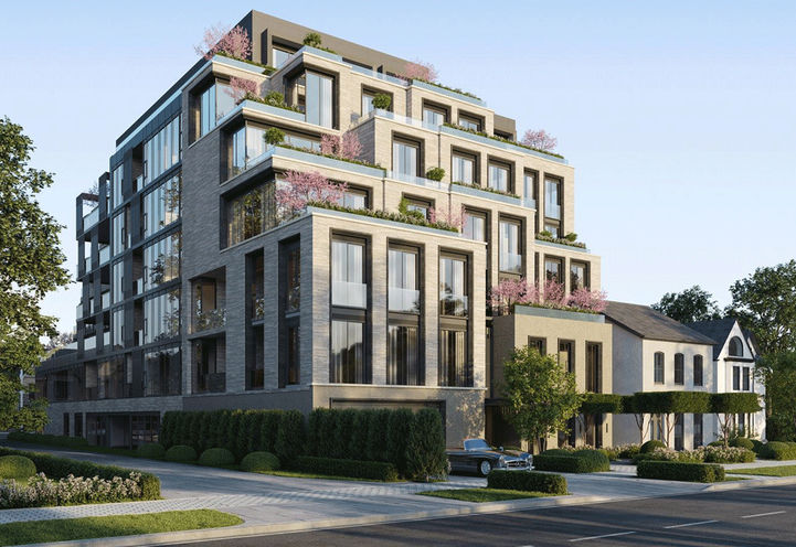 10 Prince Arthur Condos- Looking at the Exterior from Street Level