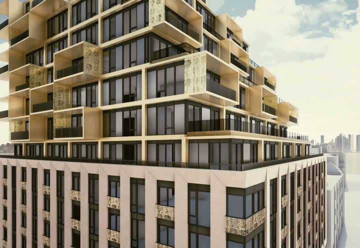 1233 Yonge Street Condos Architectural Features Former Design