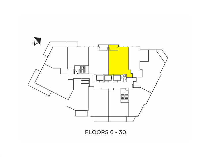 159SW Condos B-631 Key Plan