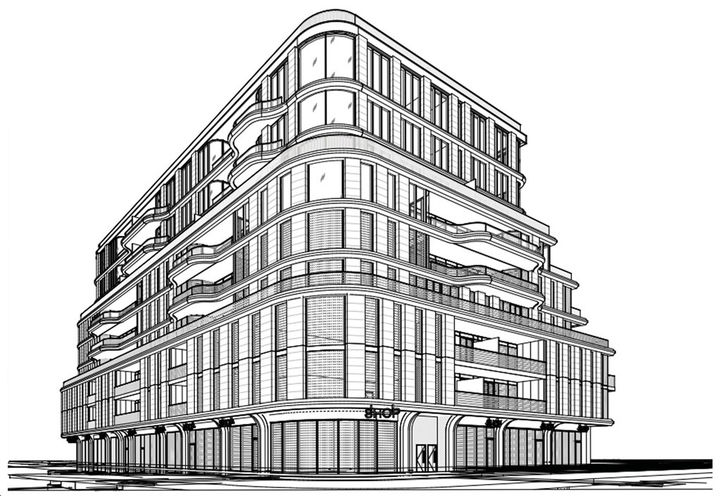 1670 Avenue Road Condos  Early Artist Concept Drawing of Building