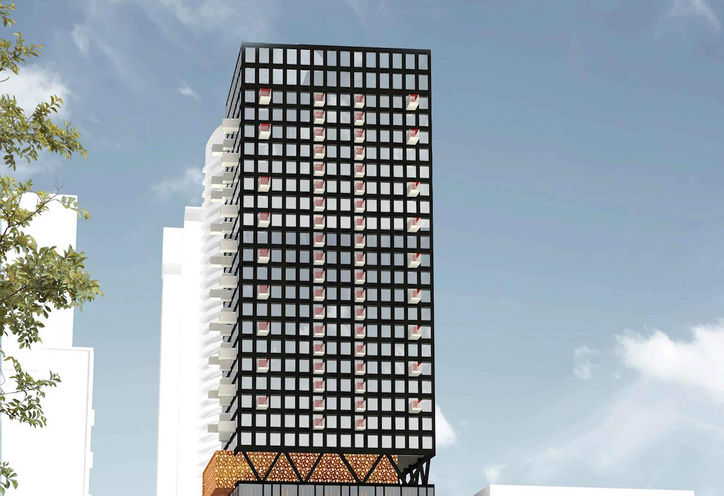 North, 203 Jarvis Street Condos, Top of Tower Exterior by Manga Hotels