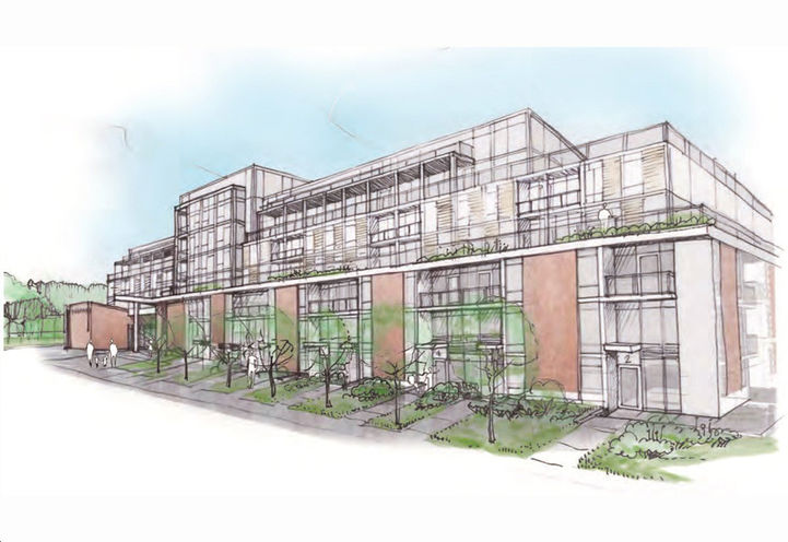230 The Donway West Condos Early Artist Concept Drawing of Exteriors