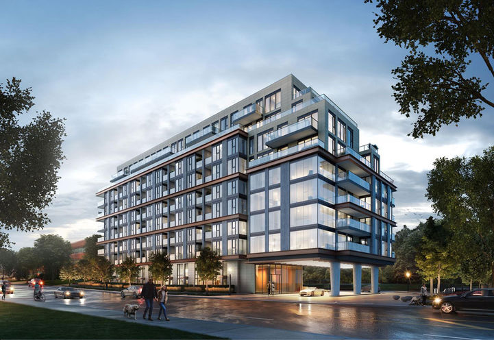 Exterior View of 250 Lawrence Ave West Condos