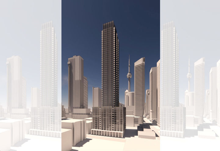 260 Adelaide St W Condos Early Rendering of Tower Exteriors