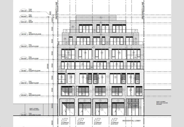 289 Christie Street Condos Architectural Drawing