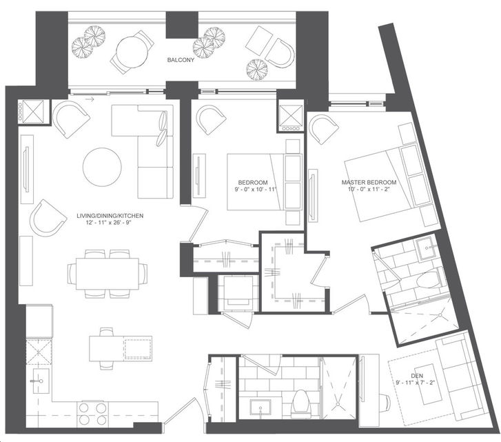 293 The Kingsway Condos by MalenCapital 2DL Floorplan 2