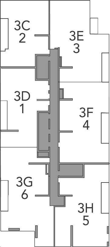 300 Front Street West 3C Key Plan