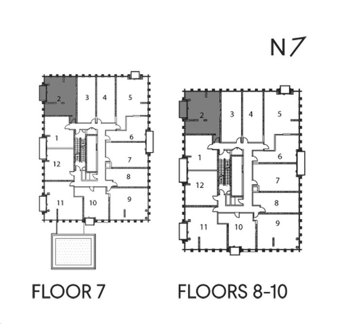 316 Junction Condos Suite E15 Key Plan