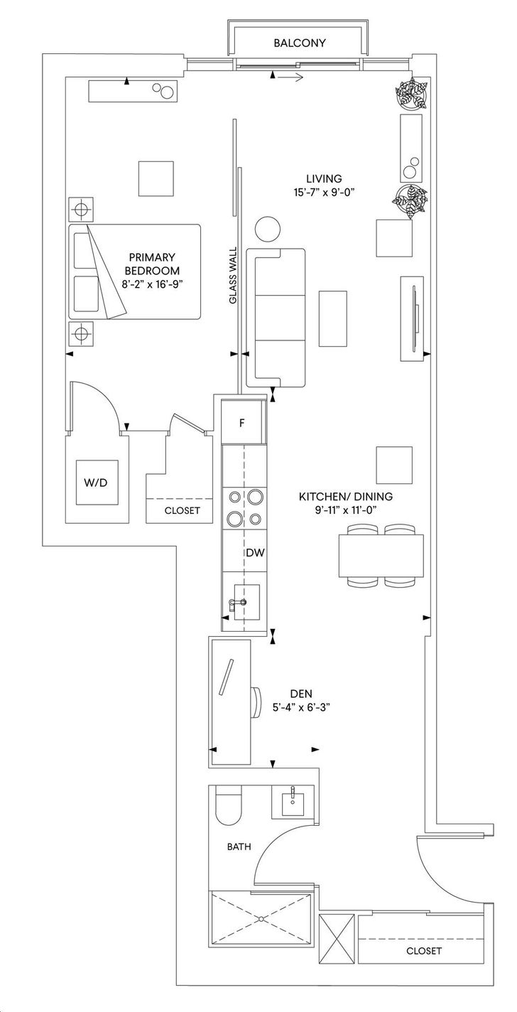 316 Junction Condos by Marlin-Spring-Developments |Suite D13 Floorplan ...