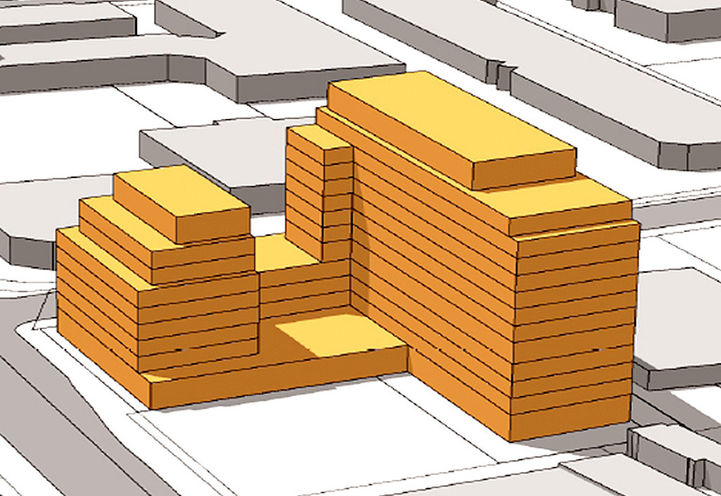 3280 Dufferin Street Condos 2 Mass Diagram of Buildings