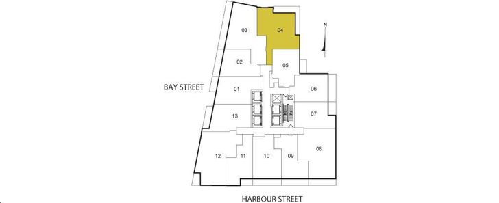 33 Bay Residences at Pinnacle Centre 04 Executive Residence Key Plan