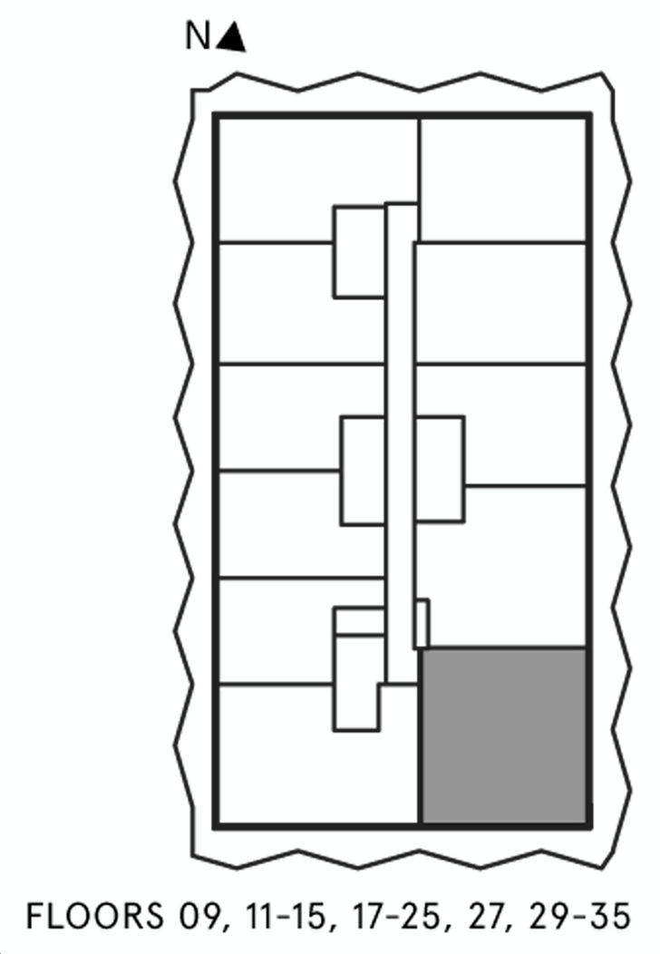 36 Zorra Condos Sherway Gardens Key Plan