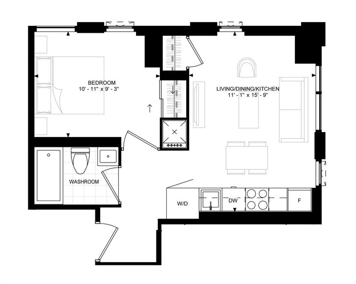 400 King West Condos 1-B