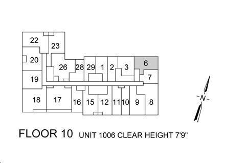 400 King West Condos 1-B Key Plan