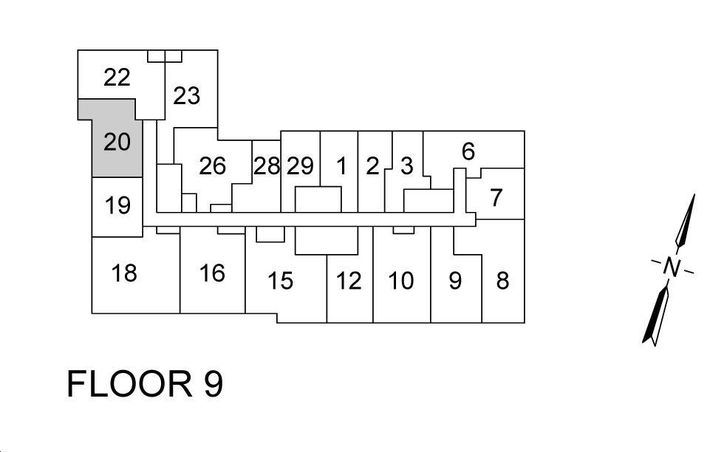 400 King West Condos 2-A Key Plan