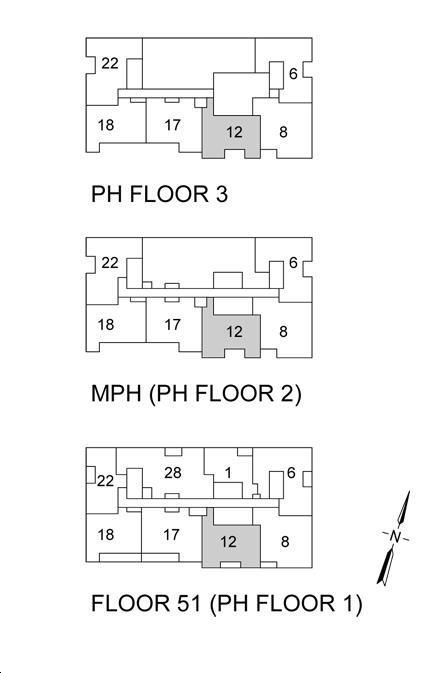 400 King West Condos 3-P Key Plan