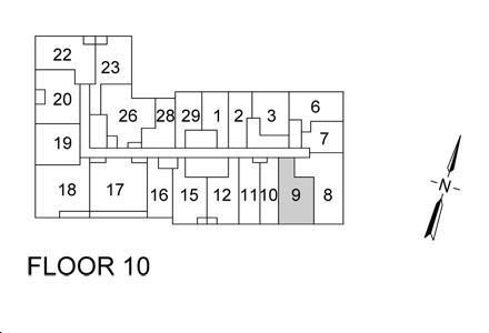 400 King West Condos B-P Key Plan