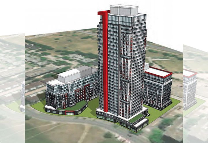 41 Four Winds Drive Condos Birds Eye View of Tower Exteriors