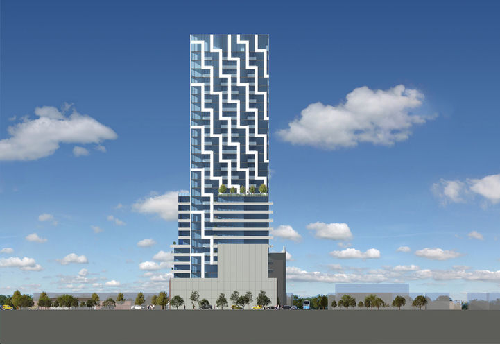 46 Ferguson Ave South Condos Early Rendering of Tower Exteriors