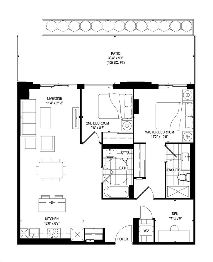 50 Ann Condos by BrookfieldResidential Prince Floorplan