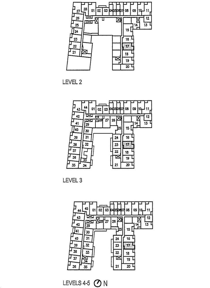 543 Richmond Condos 1D-Q Key Plan