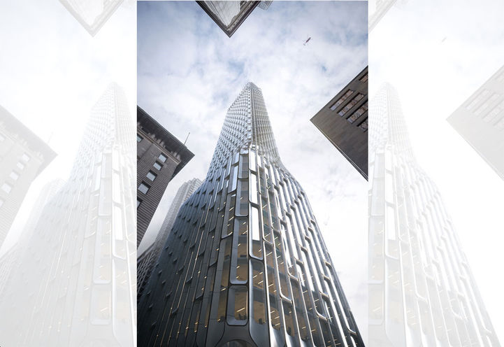 55 Yonge Street Condos Worm View Looking Up - Former Design