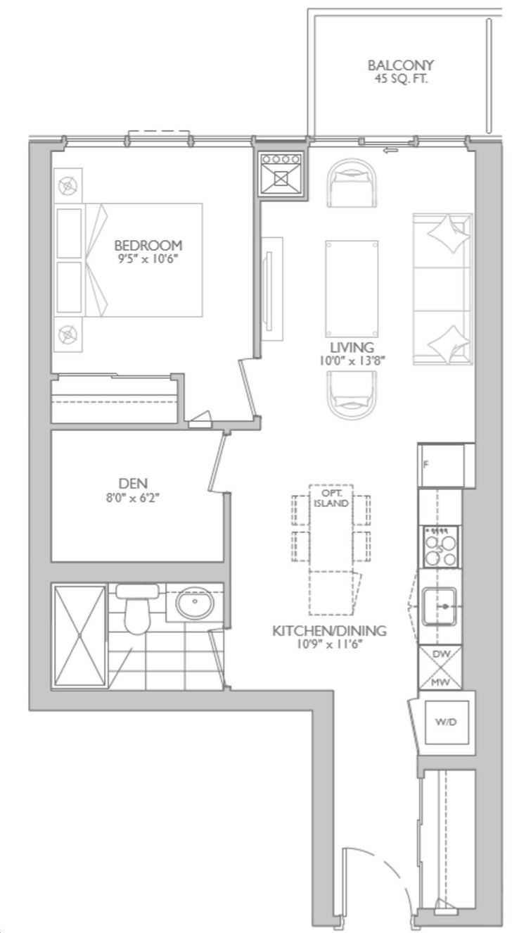 65 Broadway Avenue Condos 1N+D