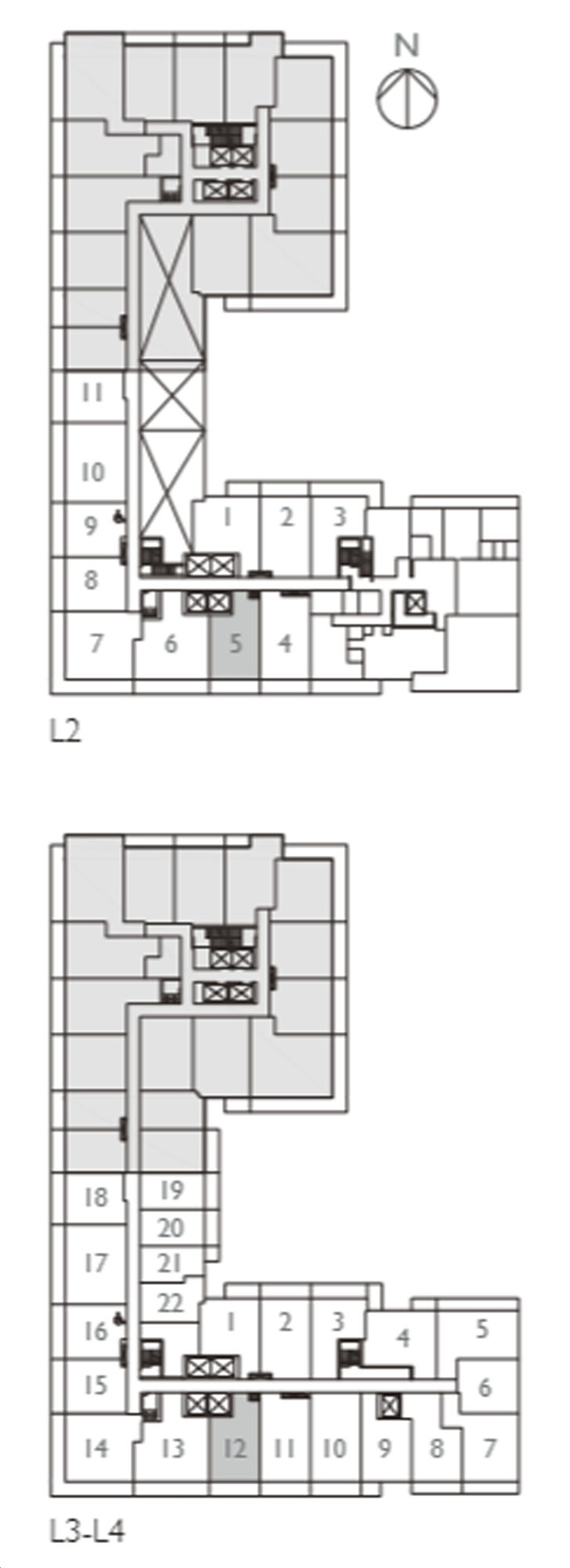 65 Broadway Avenue Condos 1R+M Key Plan