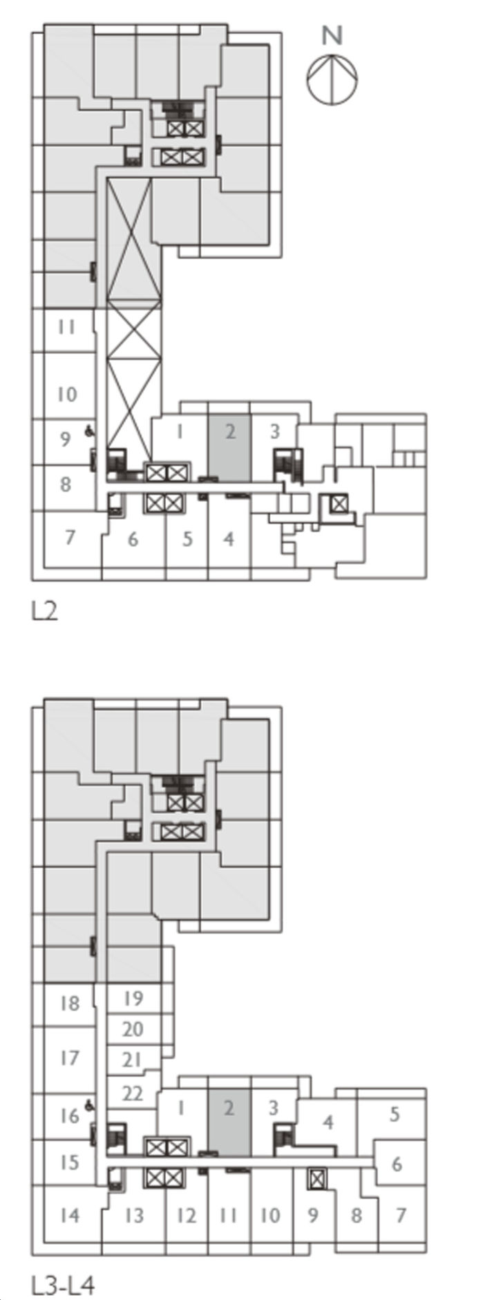 65 Broadway Avenue Condos 1S Key Plan