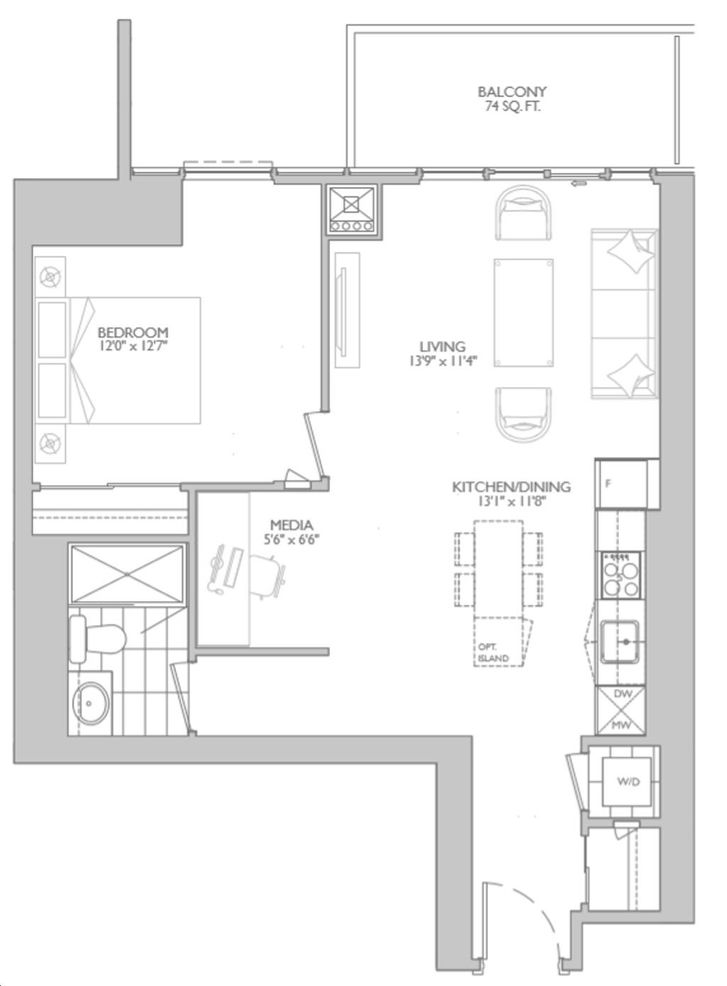 65 Broadway Avenue Condos 1X+M