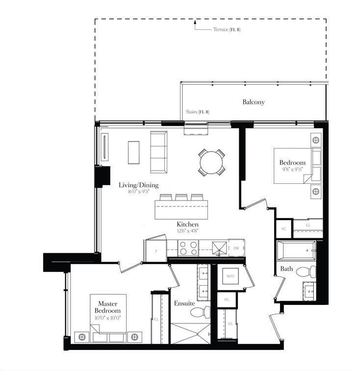 8188 Yonge Condos by Trulife-Developments-Inc |No 98 Floorplan 2 bed ...