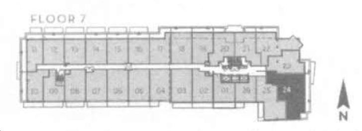 8888 Yonge Street Condos 3A Key Plan