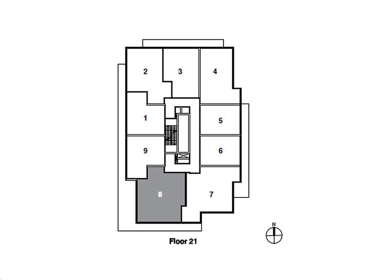 AYC Condos Flowershop Key Plan