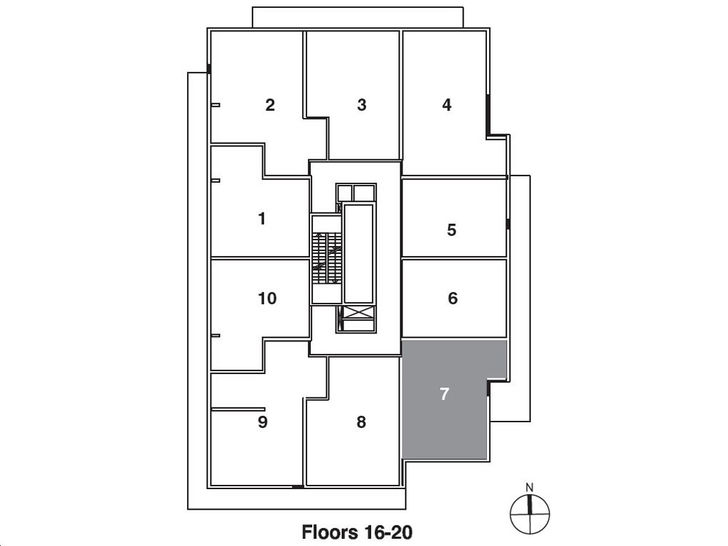 AYC Condos Riverboat Key Plan