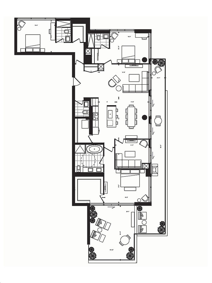 AYC Condos by Metropia Casa Loma Floorplan 3 bed & 3.5 bath