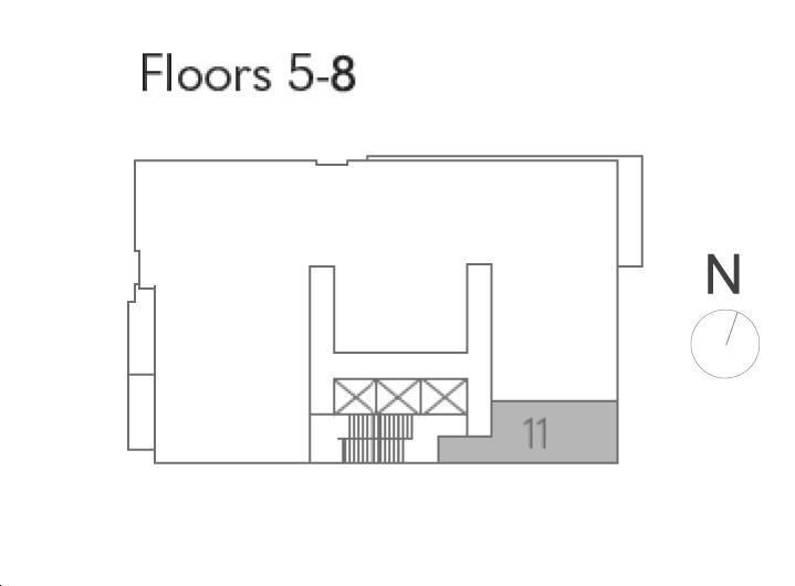 Adagio Condos Kate Key Plan