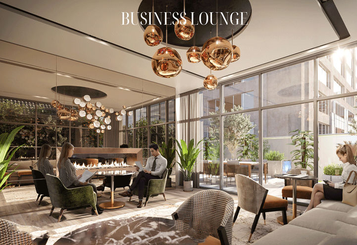 Adagio Condos Business Lounge