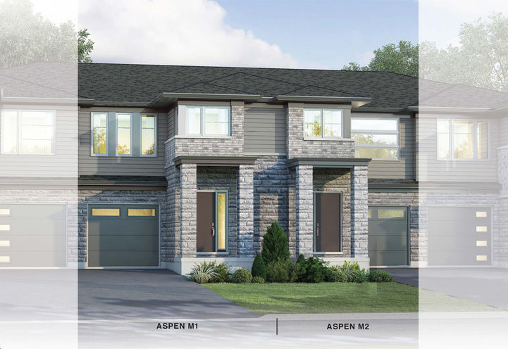 Alliston Woods Homes Exterior View of Townhomes