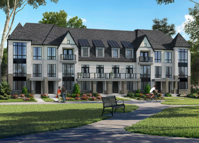 Angus Glen South Village Exteriors of Park View Townhomes