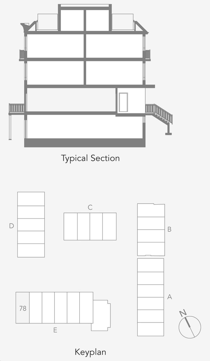 Applewood Towns Cherry Corner Key Plan