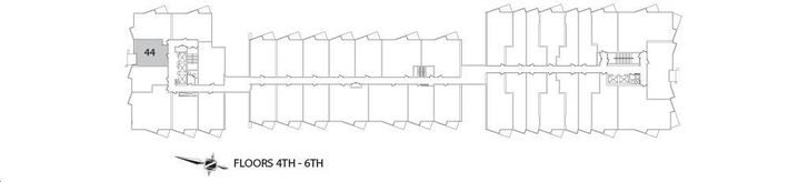 Aqualina at Bayside Toronto 1B Key Plan