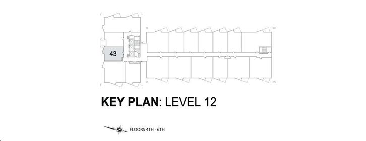 Aqualina at Bayside Toronto 1J Key Plan