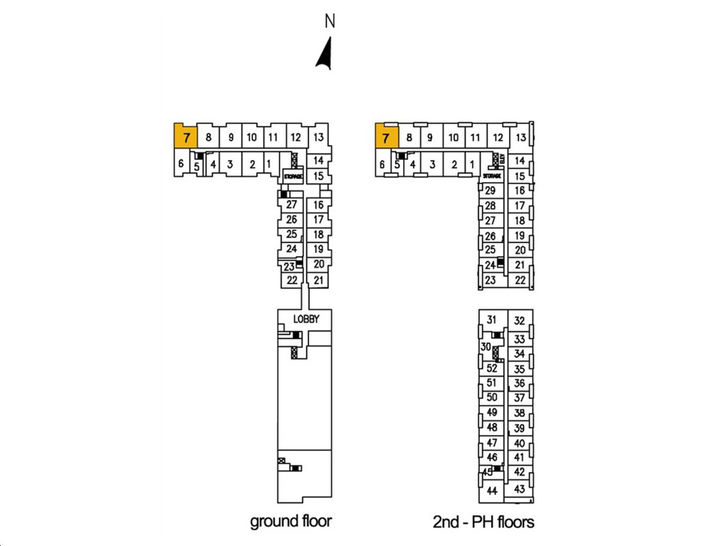 Arbors Condos 2D-1 Key Plan