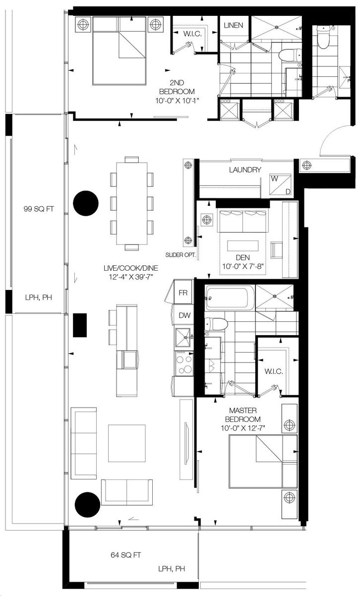 Art Shoppe Lofts Condos by Freed The Futurist Floorplan