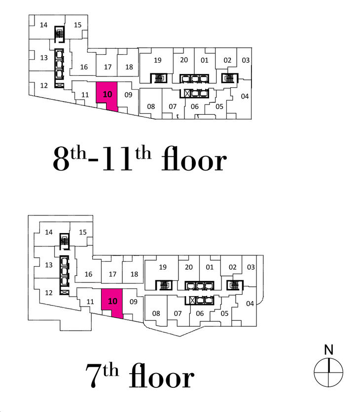 Artists’ Alley Condos Citrine Key Plan