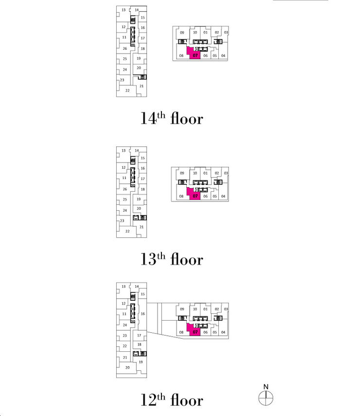 Artists’ Alley Condos Lavender Key Plan