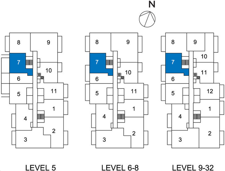 Artworks Condos Niche Key Plan