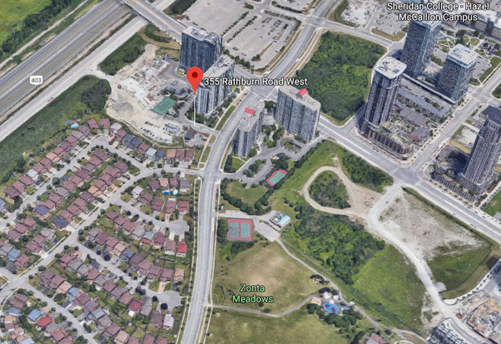 Map Showing Future Location for Aspire Condos