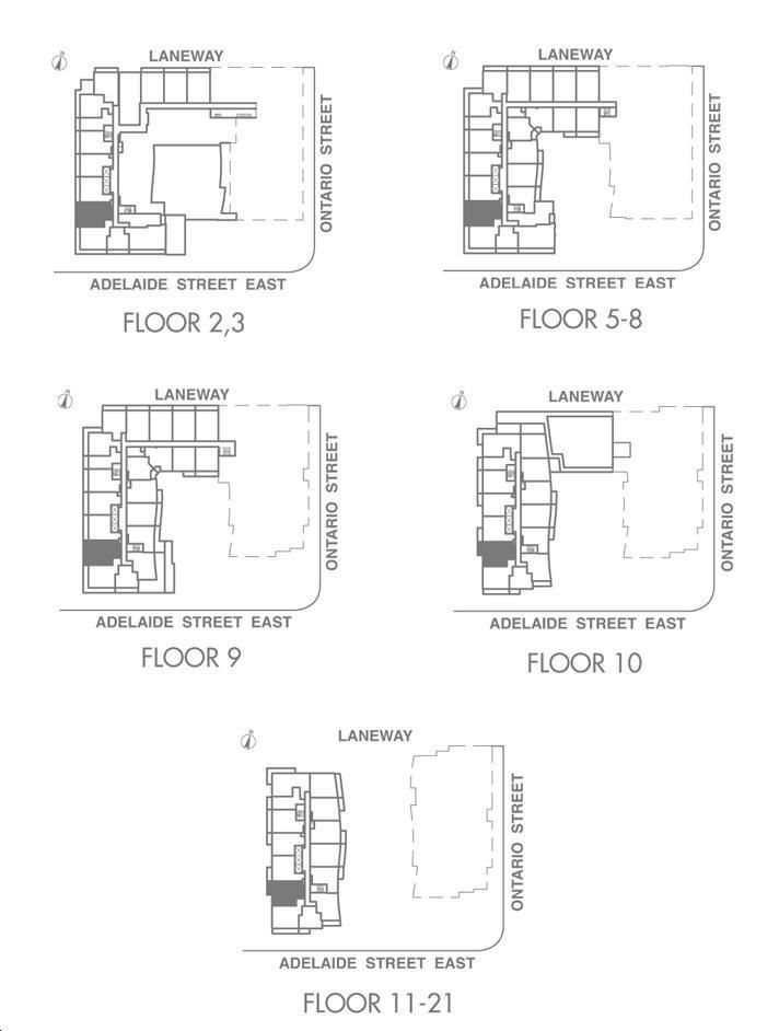 Axiom Condos Adelaide1 Key Plan