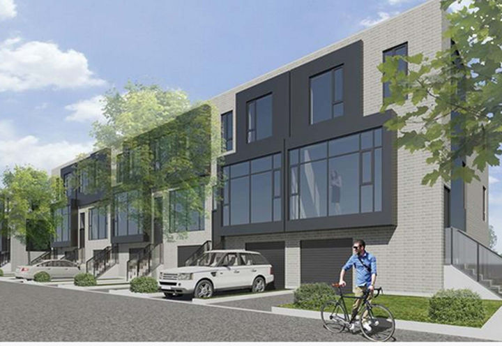 Azure Townhomes Conceptual Rendering